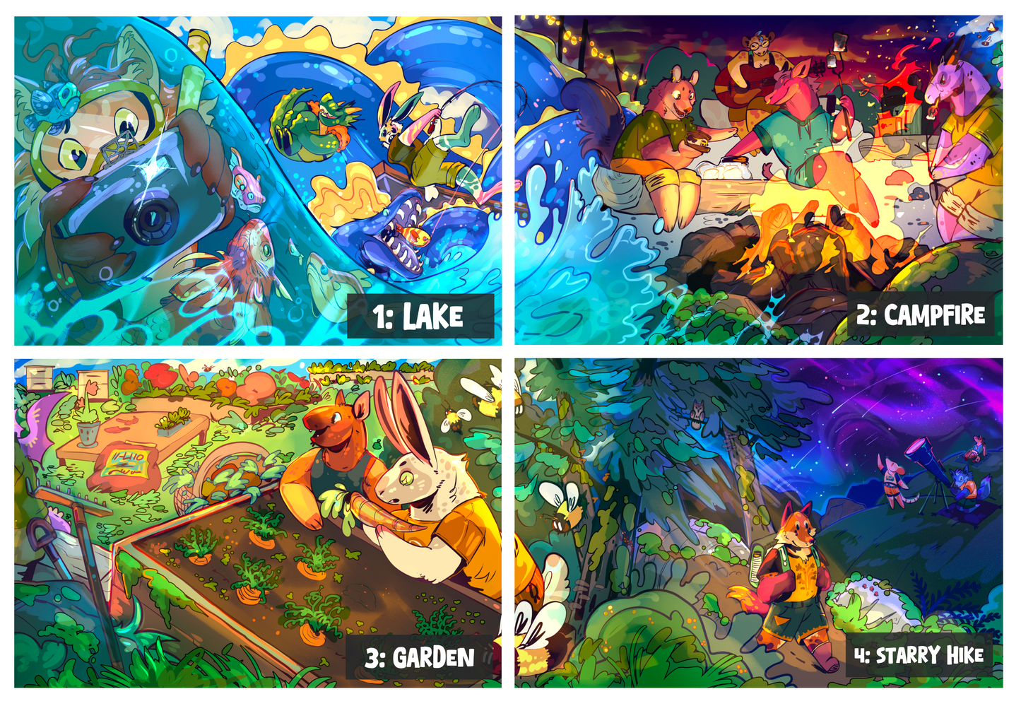 Camp Chimera Postcards
