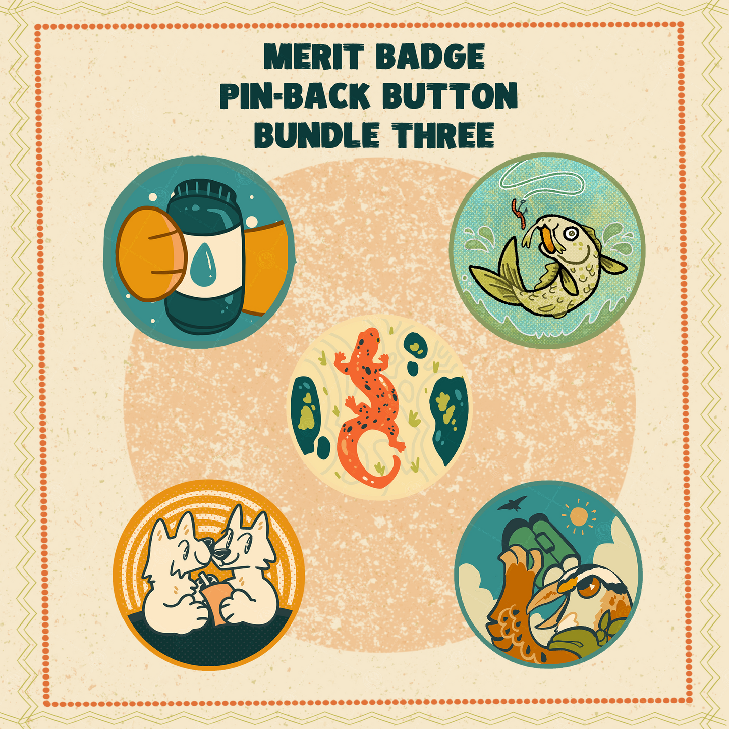 Merit Badge Button Bundles