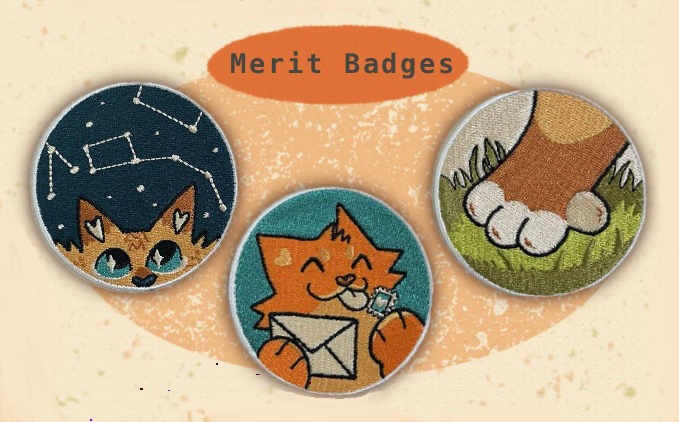 Merit Badge Embroidered Patches
