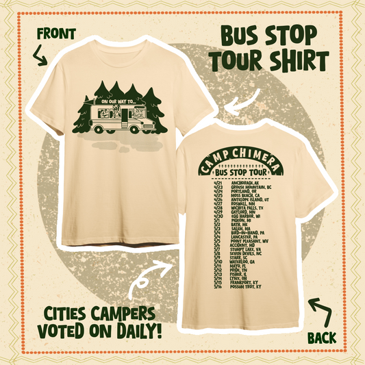 Bus Stop Tour Tee Shirt